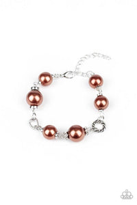 Boardroom Baller - Brown Bracelet - Paparazzi
