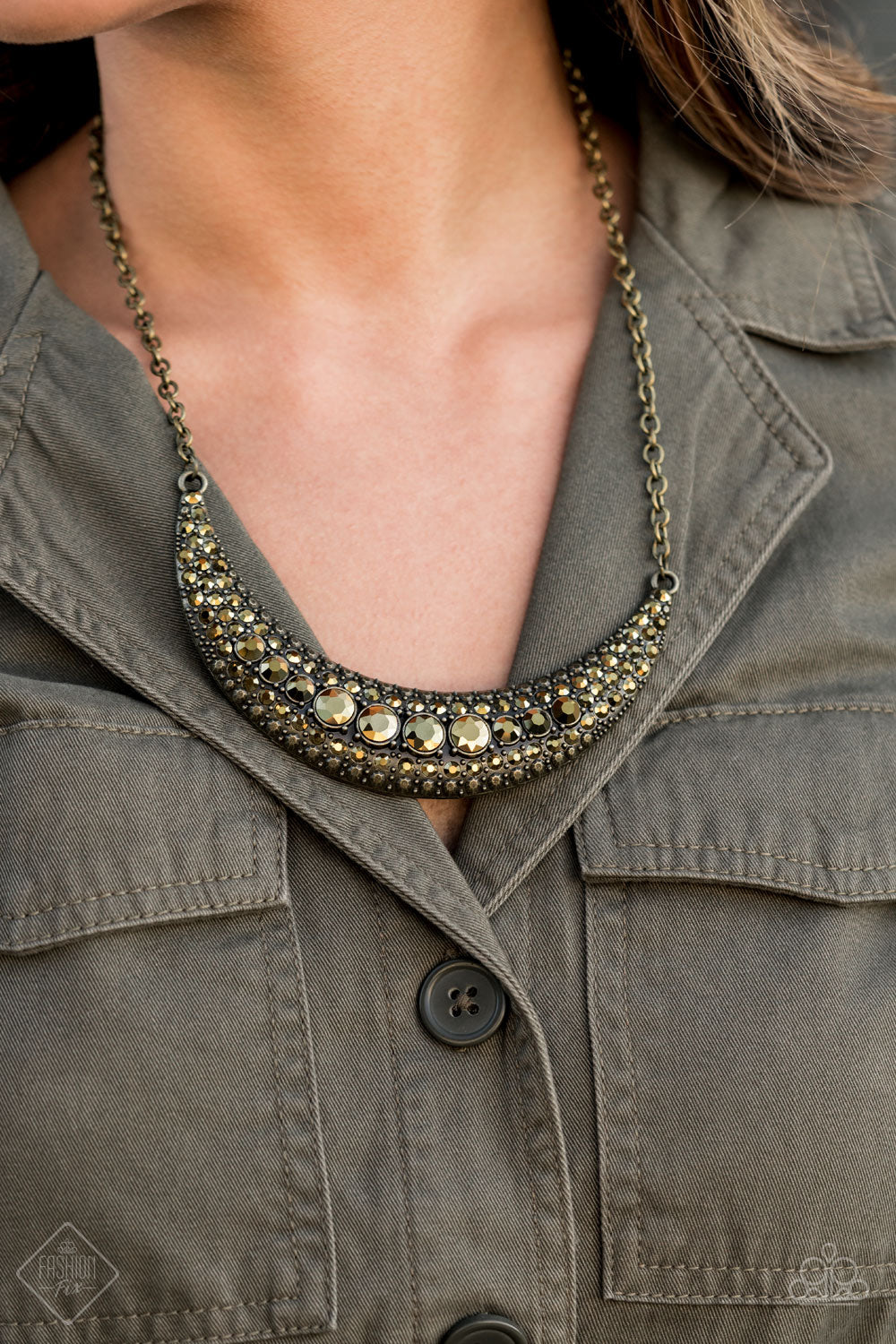 Moon Child Magic - Brass Necklace - Paparazzi