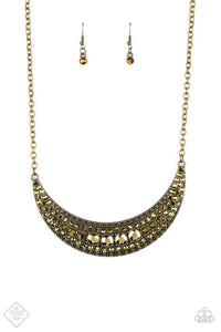 Moon Child Magic - Brass Necklace - Paparazzi