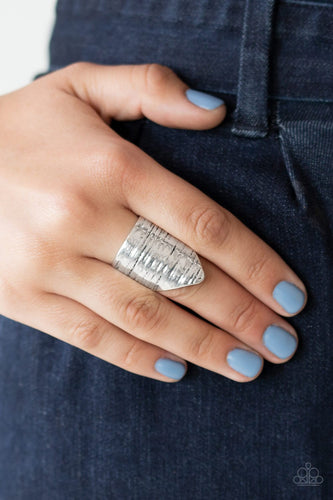 Make Your Mark - Silver Ring - Paparazzi