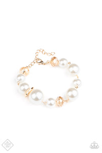 Glamour Gamble - Gold Bracelet - Paparazzi