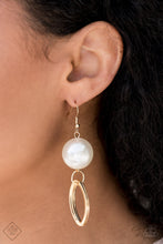 Load image into Gallery viewer, Big Spender Shimmer - Gold Earrings - Paparazzi