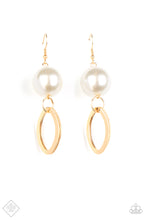 Load image into Gallery viewer, Big Spender Shimmer - Gold Earrings - Paparazzi