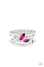 Load image into Gallery viewer, Tilted Twinkle - Pink Ring - Paparazzi