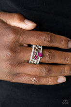 Load image into Gallery viewer, Tilted Twinkle - Pink Ring - Paparazzi