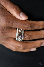 Load image into Gallery viewer, Tilted Twinkle - Purple Ring - Paparazzi