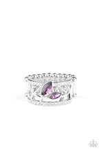 Load image into Gallery viewer, Tilted Twinkle - Purple Ring - Paparazzi