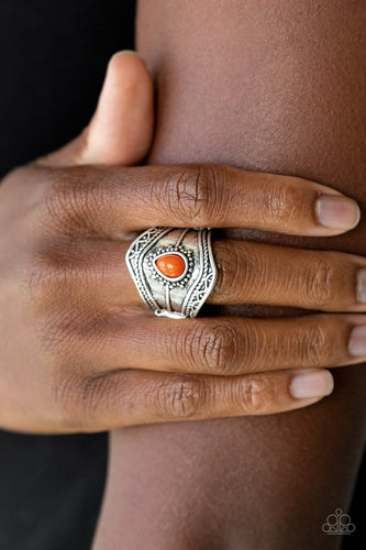 Tribe Mode - Orange Ring - Paparazzi