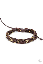 Load image into Gallery viewer, Cowboy Couture - Brown Bracelet - Paparazzi