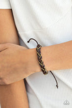 Load image into Gallery viewer, Cowboy Couture - Brown Bracelet - Paparazzi