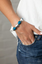 Load image into Gallery viewer, Decadently Dewy - Blue Bracelet - Paparazzi