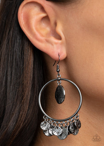 Start From Scratch - Black Earrings - Paparazzi