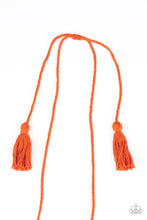 Load image into Gallery viewer, Between You and MACRAME - Orange Necklace - Paparazzi