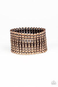 Level The Field - Copper Bracelet - Paparazzi
