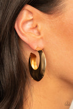 Load image into Gallery viewer, Chic CRESCENTO - Gold Earrings - Paparazzi