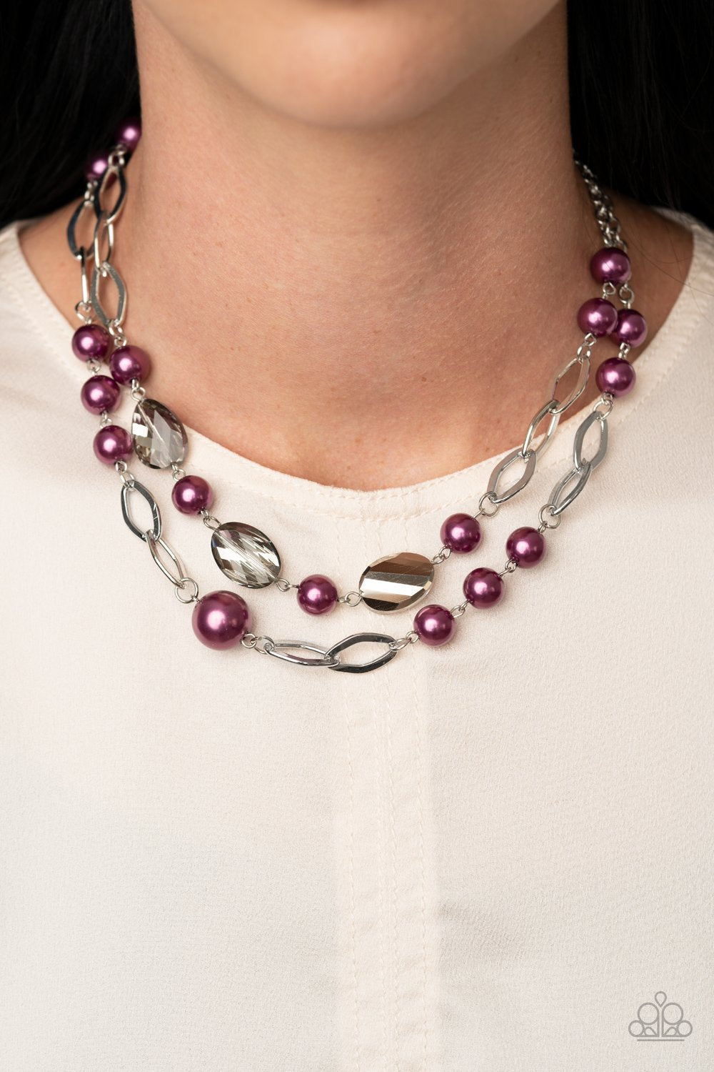 Fluent In Affluence - Purple Necklace - Paparazzi