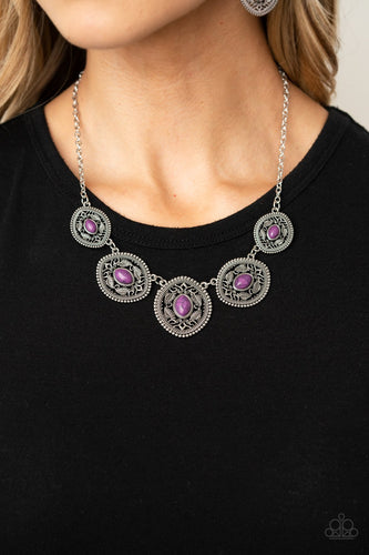 Alter ECO - Purple Necklace - Paparazzi