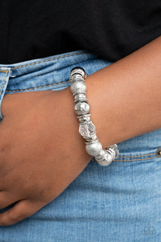 Take Your Best Shot - White Bracelet - Paparazzi