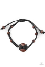 Load image into Gallery viewer, The Road KNOT Taken - Black Bracelet - Paparazzi