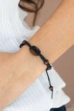 Load image into Gallery viewer, The Road KNOT Taken - Black Bracelet - Paparazzi