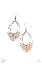 Load image into Gallery viewer, Look Into My Crystal Ball - Orange Earrings - Paparazzi