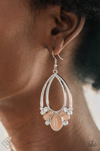 Load image into Gallery viewer, Look Into My Crystal Ball - Orange Earrings - Paparazzi