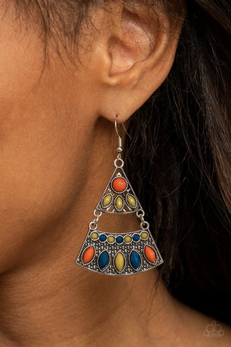 Desert Fiesta - Multi Earrings  - Paparazzi