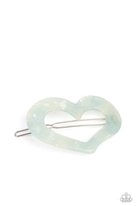 HEART Not to Love - Blue Hair Clip - Paparazzi