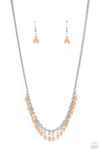 Load image into Gallery viewer, DEW a Double Take - Orange Necklace - Paparazzi