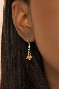 DEW a Double Take - Orange Necklace - Paparazzi