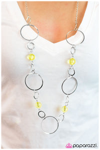 Lets Start At the Very Beginning - Yellow Necklace - Paparazzi