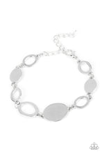 Load image into Gallery viewer, OVAL and Out - Silver Bracelet - Paparazzi