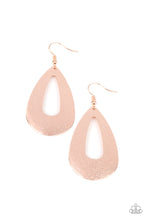 Load image into Gallery viewer, Hand It OVAL! - Rose Gold Earrings - Paparazzi