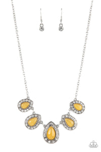 Everlasting Enchantment - Yellow Necklace - Paparazzi