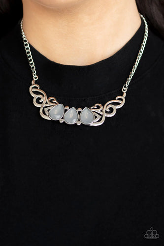 Heavenly Happenstance - Silver Necklace - Paparazzi