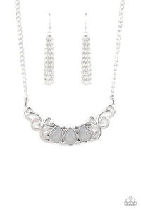 Heavenly Happenstance - Silver Necklace - Paparazzi