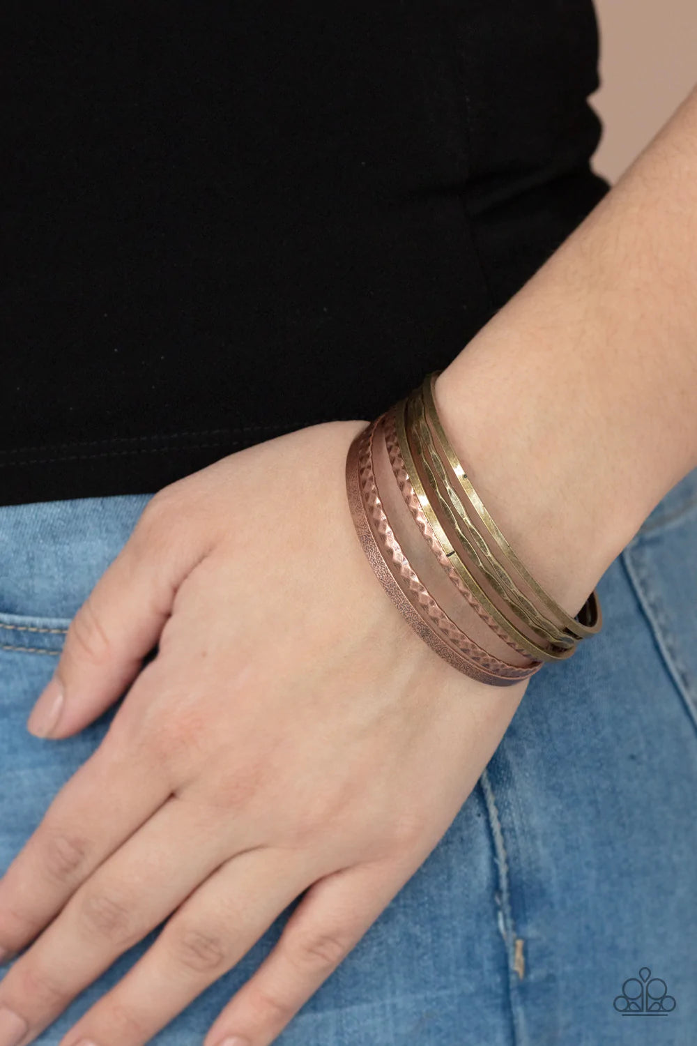 Metal manic new arrivals copper bracelet paparazzi