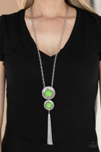Abstract Artistry - Green Necklace - Paparazzi