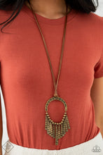 Load image into Gallery viewer, You Wouldn&#39;t FLARE! - Brass Necklace - Paparazzi