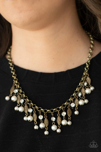 Cosmopolitan Couture - Brass Necklace - Paparazzi