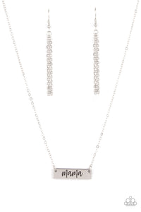 Blessed Mama - Silver Necklace - Paparazzi