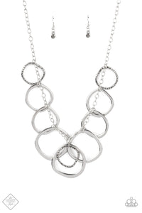 Dizzy With Desire - Silver Necklace - Paparazzi