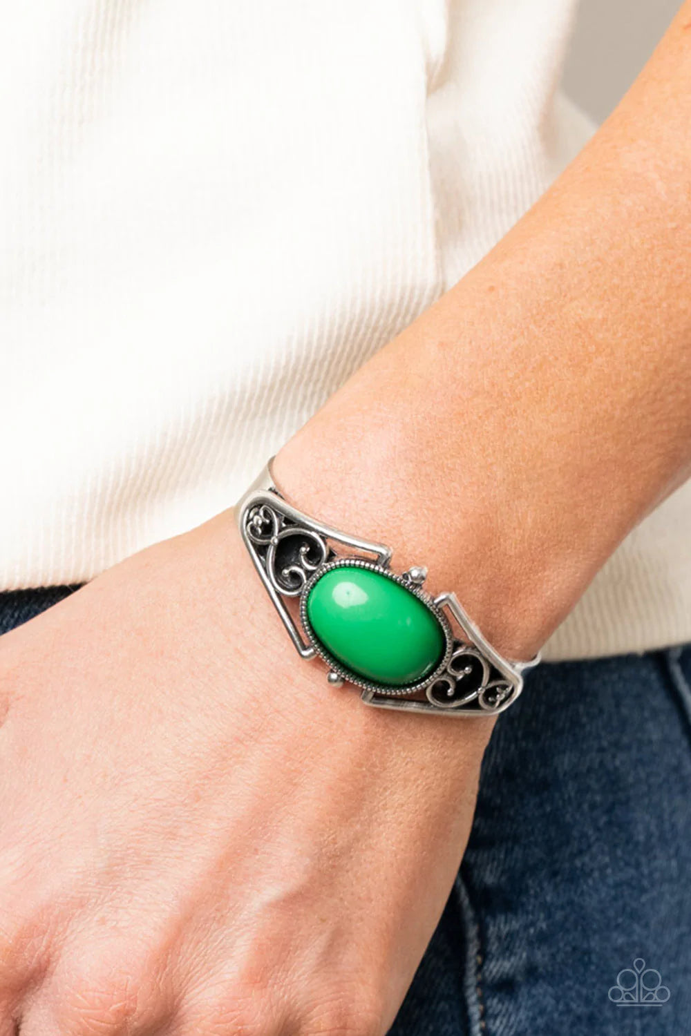 Springtime Trendsetter - Green Bracelet - Paparazzi