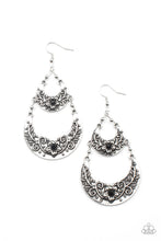 Load image into Gallery viewer, Springtime Gardens - Black Earrings - Paparazzi