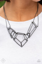 Load image into Gallery viewer, 3-D Drama - Black Necklace - Paparazzi