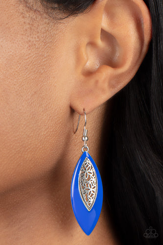 Venetian Vanity - Blue Earrings - Paparazzi