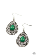 Load image into Gallery viewer, Fanciful Droplets - Green Earrings - Paparazzi