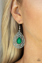 Load image into Gallery viewer, Fanciful Droplets - Green Earrings - Paparazzi