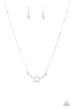 Load image into Gallery viewer, United We Sparkle - White Necklace - Paparazzi