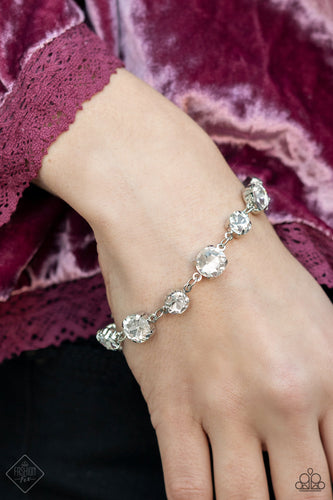 Bippity Boppity BLING - White Bracelet - Paparazzi